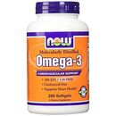 オメガ３（EPA180MG、DHA120MG）×200ソフトジェル（ナウフーズ）:Yokohama Media