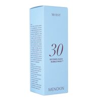 (MENOKIN)30秒クイックバブルマスク(モイスト)95ML:Yokohama Media