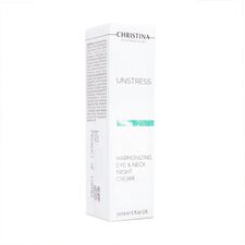 (CHRISTINA)アンストレスハーモナイジングアイ&ネックナイトクリーム30ML 1箱:Yokohama Media