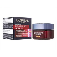 (LOREAL)リバタリフトレーザーX3・トリプルアクションアンチエイジングクリームSPF25_50ML 1本:Yokohama Media