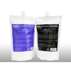 BAKUシャンプー1000ML&トリートメント1000G詰め替え用各1袋:Yokohama Media