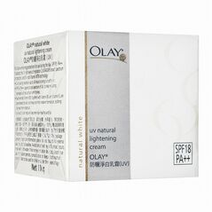 (OLAY)ナチュラルホワイトUVナチュラルライトニングクリームSPF18_100G 1箱:Yokohama Media