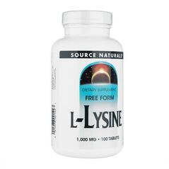 L-リジン1000MG100錠(SOURCENATURALS) 1本:Yokohama Media