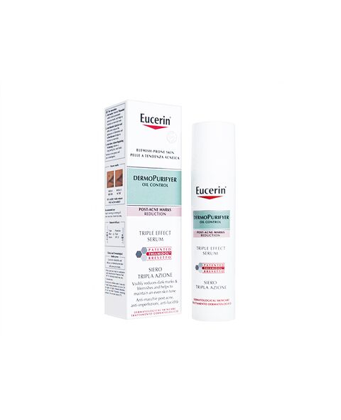 (EUCERIN)ダーモピューリファイヤーオイルコントロールトリプルエフェクトセラム40ML 1本:Yokohama Media