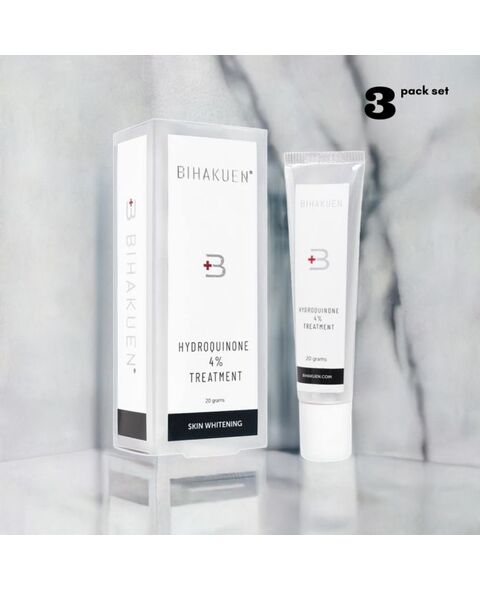 【3本セット】ビハクエン ハイドロキノン 4% クリーム 20G (BIHAKUEN):Yokohama Media