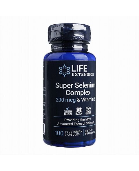 スーパーセレニウムコンプレックス200MCG&ビタミンE100錠(LIFEEXTENSION) 1本:Yokohama Media