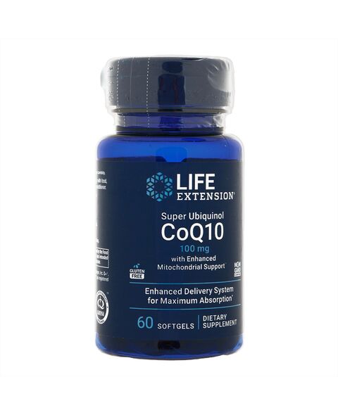 スーパーユビキノールCOQ10_100MGウィズエンハンスドミトコンドリアサポート60錠(LIFEEXTENSION) 1本:Yokohama Media