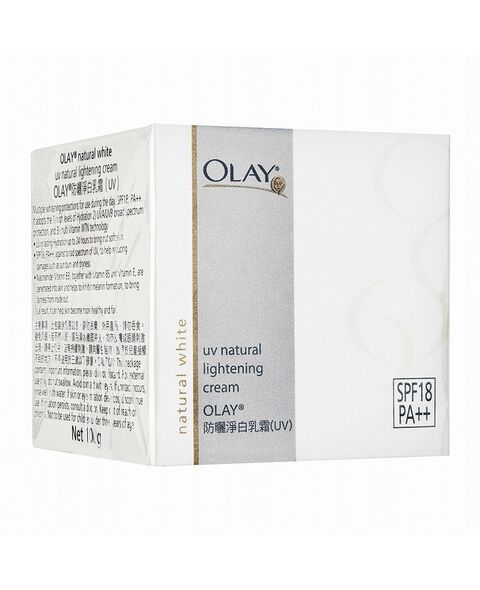 (OLAY)ナチュラルホワイトUVナチュラルライトニングクリームSPF18_100G 1箱:Yokohama Media