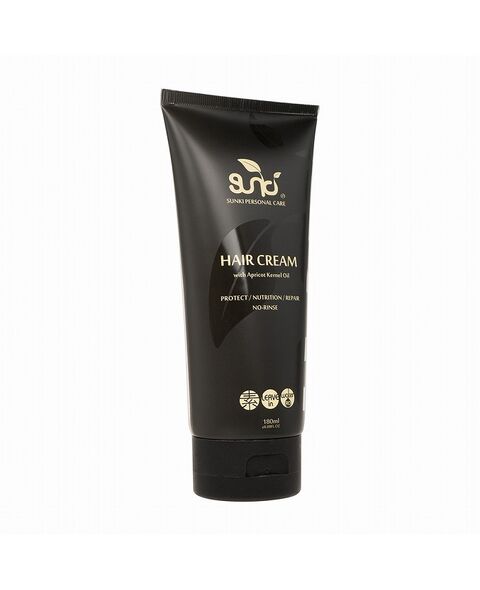 (SUNKI)ヘアクリームウィズアプリコットカーネルオイル180ML 1本:Yokohama Media