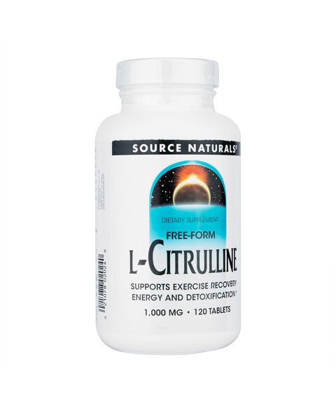 L-シトルリン1000MG120錠(SOURCENATURALS) 1本:Yokohama Media