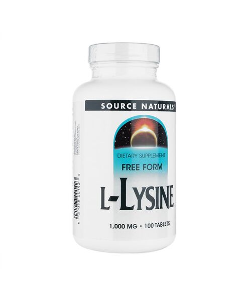 L-リジン1000MG100錠(SOURCENATURALS) 1本:Yokohama Media