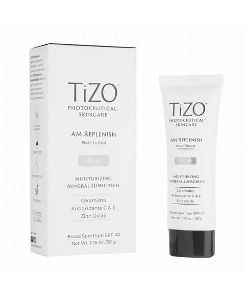 (TIZO)フォトシューティカルスキンケア・AMリプレニッシュSPF40(ノンティント)50G 1本:Yokohama Media