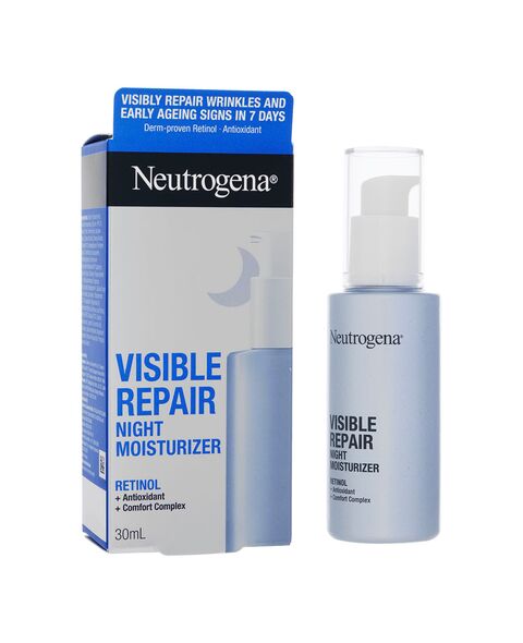(NEUTROGENA)ビジブルリペアナイトモイスチャライザー30ML 1本:Yokohama Media