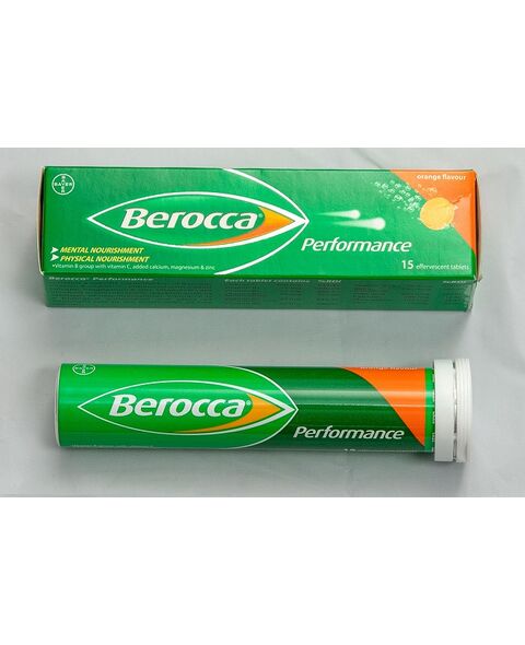 ベロッカ BEROCCA 発泡錠 オレンジフレーバーORANGE FLAVOR 15錠:Yokohama Media