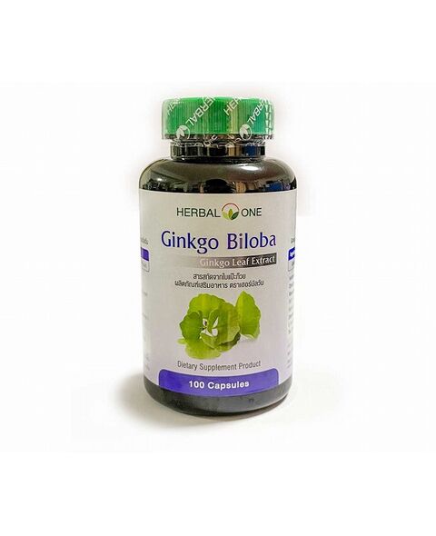 HERBAL ONE GINKGO BILOBA ハーバルワン イチョウ葉 (ギンコ) 100カプセル:Yokohama Media