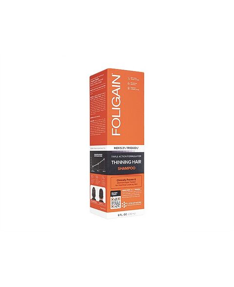 トリプルアクション・シャンプーフォーシニングヘア(男性用)(FOLIGAIN)236ML 1箱:Yokohama Media