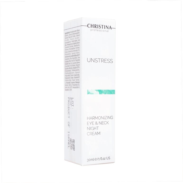 (CHRISTINA)アンストレスハーモナイジングアイ&ネックナイトクリーム30ML 1箱:Yokohama Media