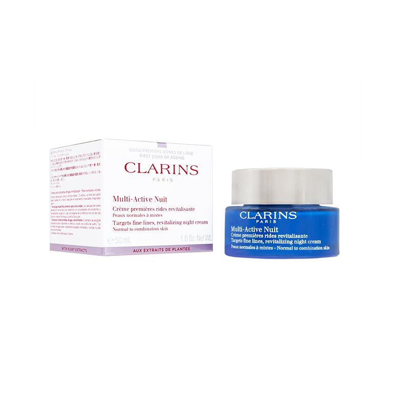 (CLARINS)マルチアクティブニュイ(ノーマルトゥーコンビネーションスキン)50ML 1本:Yokohama Media