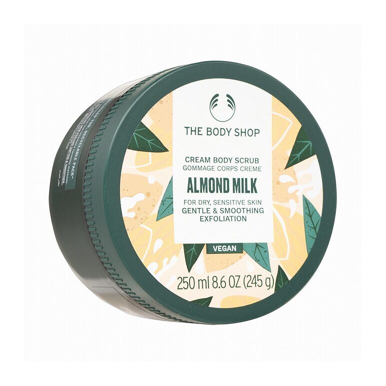 (THEBODYSHOP)アーモンドミルククリームボディスクラブ250ML 1本:Yokohama Media