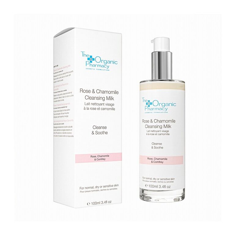 (THEORGANICPHARMACY)ローズ&カモミールクレンジングミルク100ML 1本:Yokohama Media