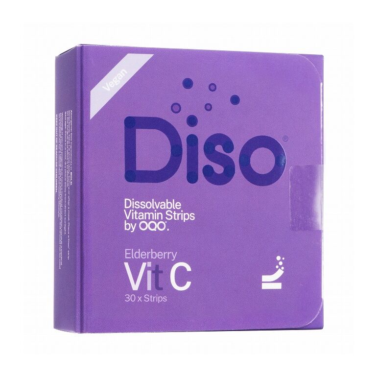 VIT_C30枚・エルダーベリー味(DISO) 1箱:Yokohama Media