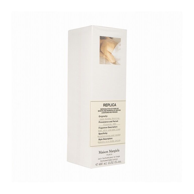 (MAISONMARGIELA)レプリカ・レイジーサンデーモーニングパフュームドボディローション400ML  1箱:Yokohama Media