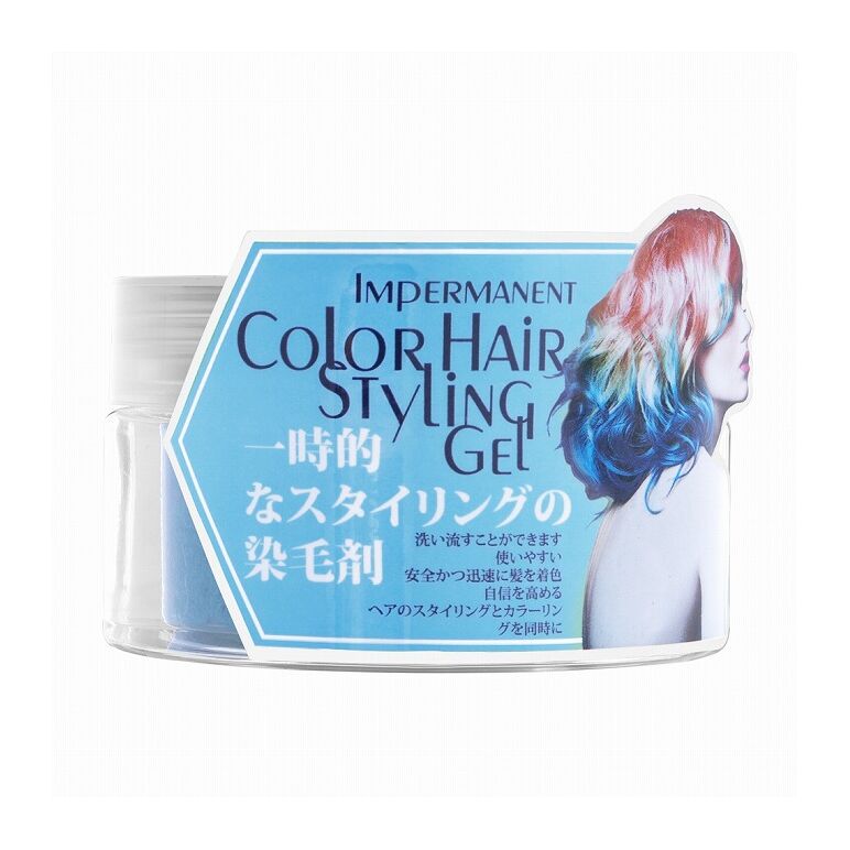 (O'NAOMI)インパーマネントカラーヘアスタイリングジェル(ブルー)75G 1本:Yokohama Media