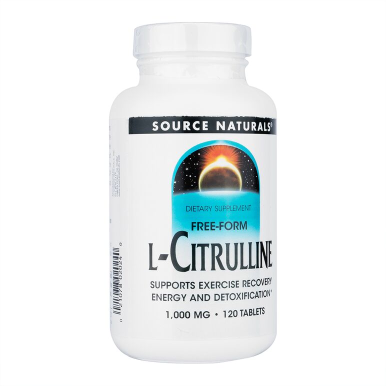 L-シトルリン1000MG120錠(SOURCENATURALS) 1本:Yokohama Media