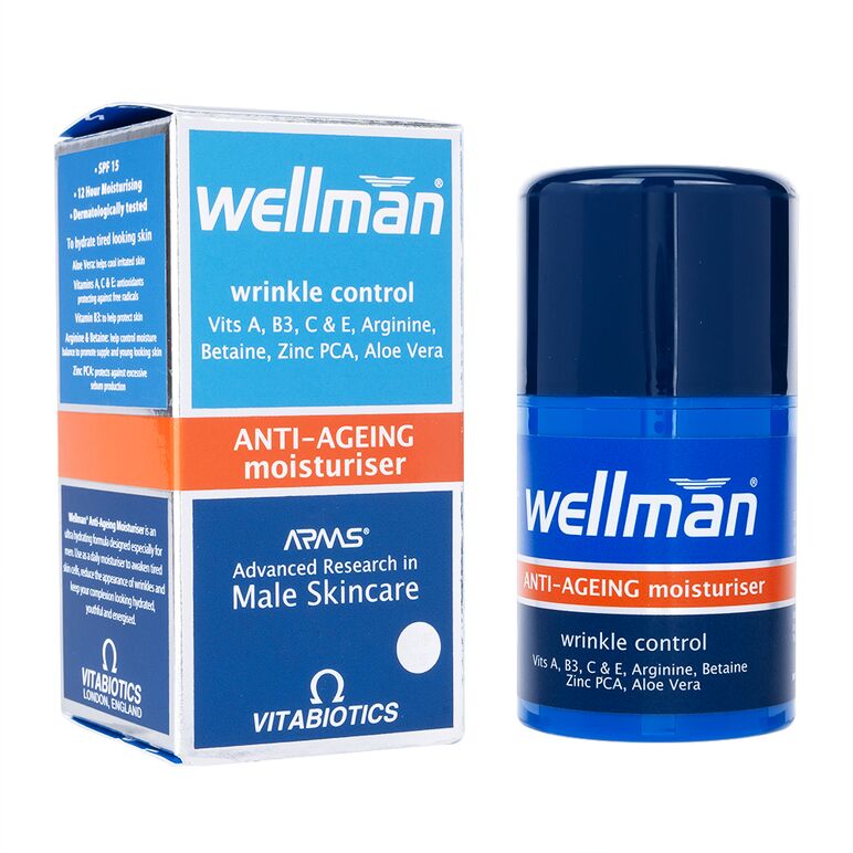 (VITABIOTICS)ウェルマン・アンチエイジングモイスチャライザー50ML 1本:Yokohama Media