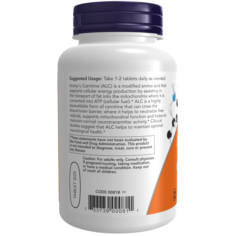 アセチル-L-カルニチン 750MG 90錠:Yokohama Media